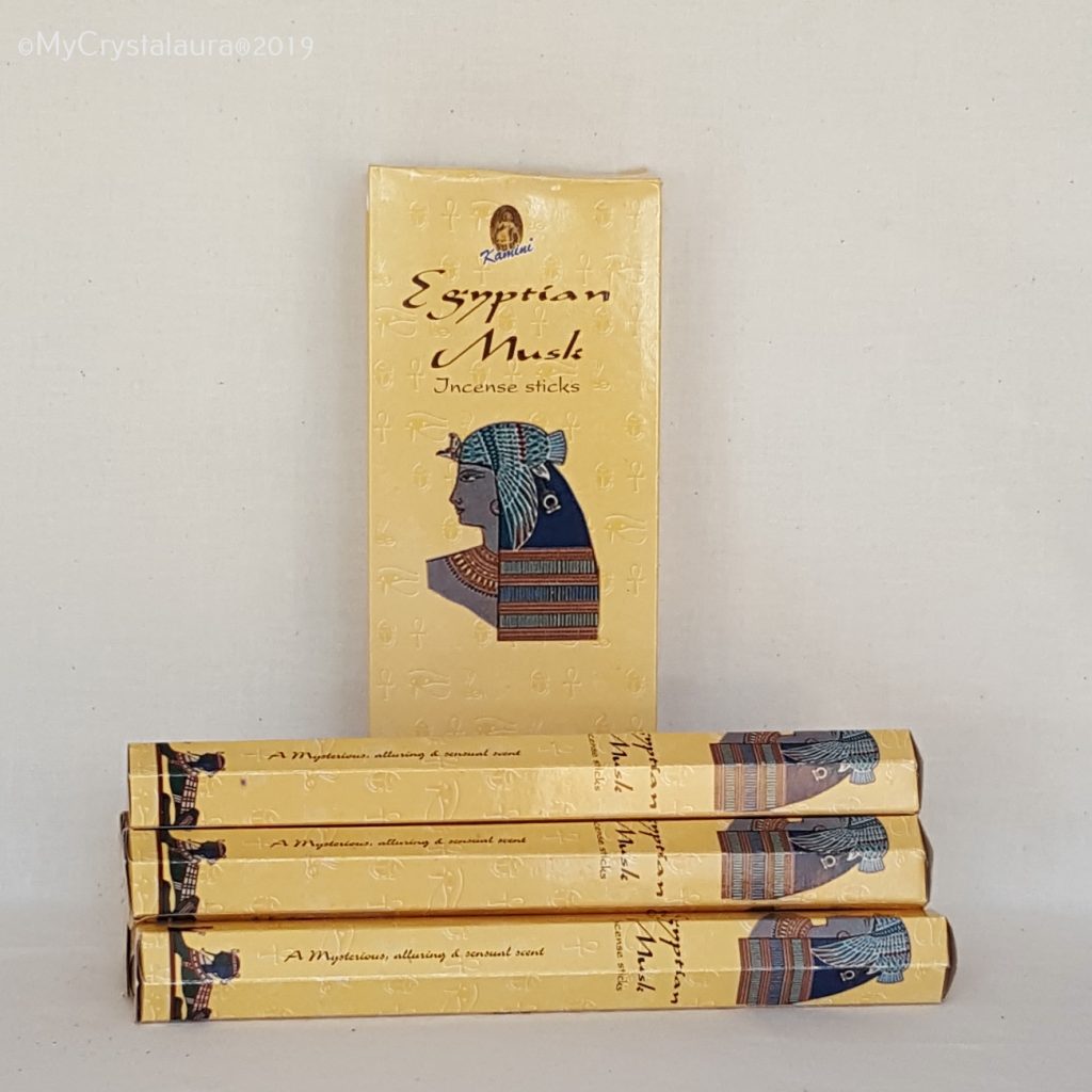 Egyptian Musk Incense Sticks Kamini Incense Sticks My CrystalAura