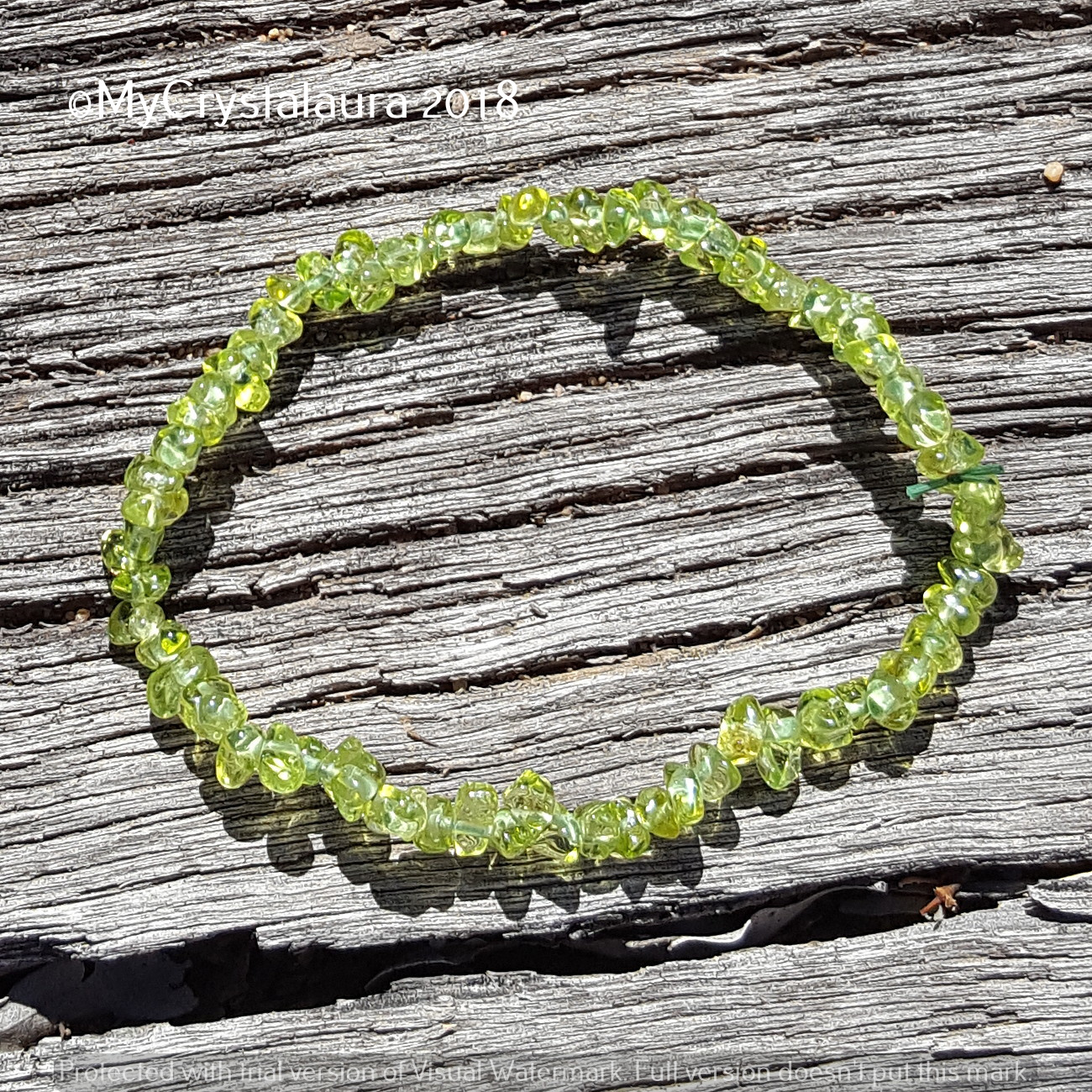 Dainty Peridot Bracelet for Girls – Made by Liv