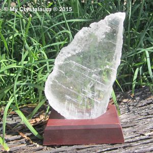Selenite Piece with Stand