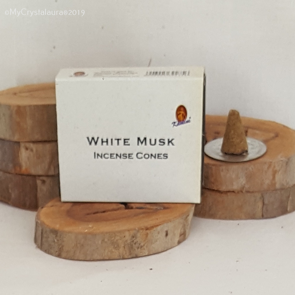 HEM White Musk Incense Cones – Bulk Lot Of 12 Packs (120 Cones Total!)