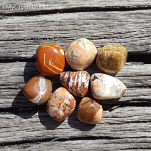 Poppy Jasper. Anzac Day Commemorated with a Crystal Perspective