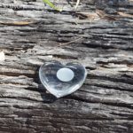 Clear Quartz heart
