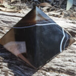 Black Agate Pyramid