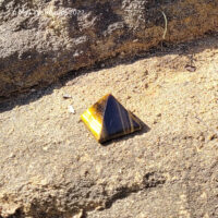 Tiger Eye Pyramid
